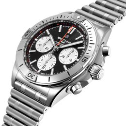Breitling Watch Chronomat B01 42 Black Bracelet