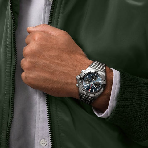 Breitling Chronomat B01 42 Blue Bracelet Watch