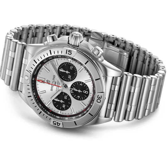 Breitling Chronomat B01 42 Silver Bracelet Watch
