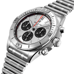 Breitling Chronomat B01 42 Silver Bracelet Watch