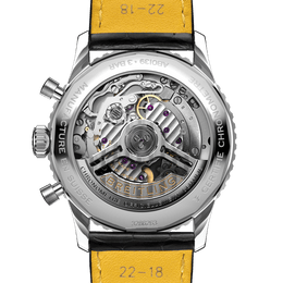 Breitling Navitimer B01 41 Black Croc Folding Clasp Watch