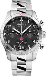 Alpina Watch Startimer Pilot Quartz Chronograph Black AL-372BW4S26B