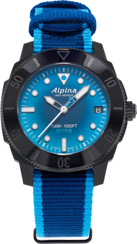 Alpina Watch Seastrong Diver Gyre Smoke Blue Ladies AL-525LNSB3VG6