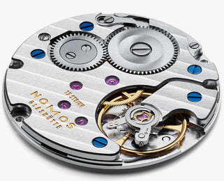 Nomos Glashutte Tetra 27 Champagne Steel Back Watch