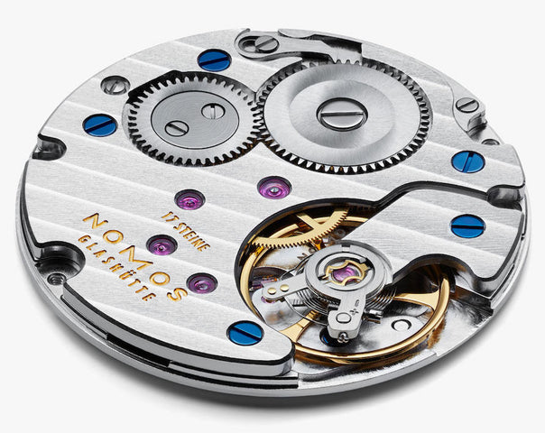 Nomos Glashutte Tetra Matcha Steel Back Watch