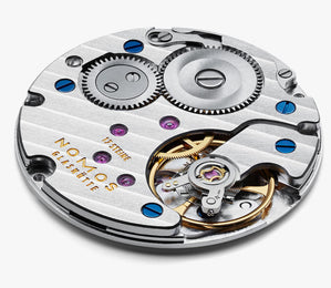 Nomos Glashutte Club Campus Future Orange Steel Back Watch