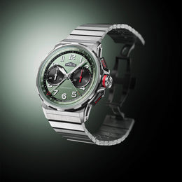 Angelus Watch Chronodate Titanium Green Titanium