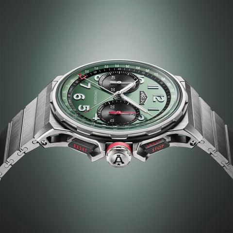 Angelus Watch Chronodate Titanium Green Titanium