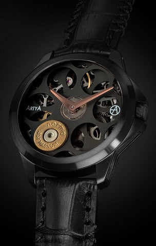 ArtyA Watch Son of a Gun Russian Roulette A1 Black & Black