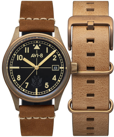AVI-8 Watch Flyboy Eagle Squadron Bronze
