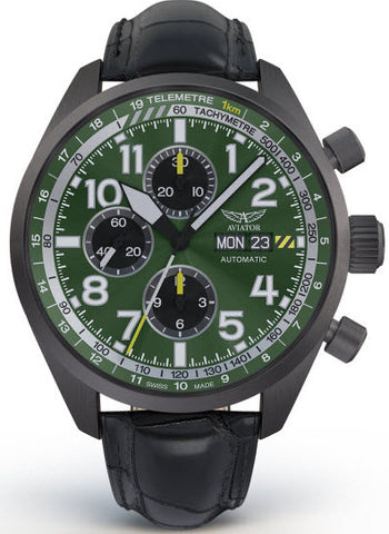 Aviator Watch Airacobra Chrono Auto Mens V.4.26.7.184.4