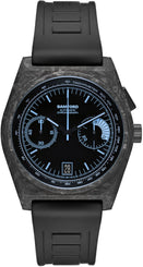 Bamford Watch B347 Bamford Aqua Blue B347-CF-BLK-AQ