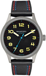 Bamford Watch 80 Modern Black/Yellow B80-MOD-BLK-YLW