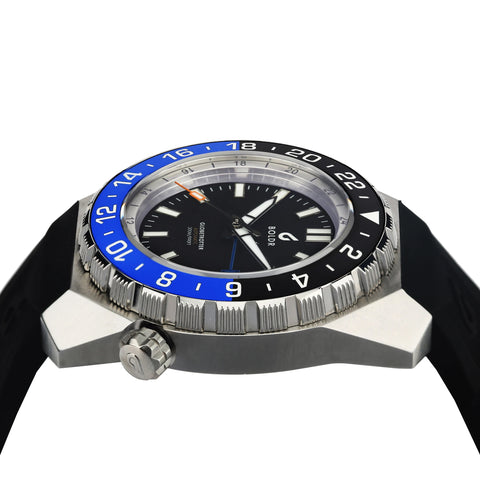 Boldr Watch Globetrotter GMT Blue Black