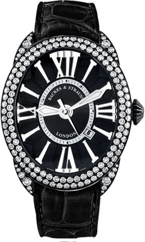Backes & Strauss Watch Regent Diamond Knight 4452 RE4452MAD2RDK.STPVD.BWR