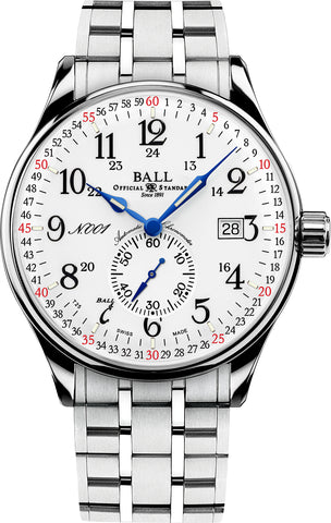 Ball Watch Company Trainmaster Railroad Standard 130 Year Limited Edition NM3888D-S3CJ-WH