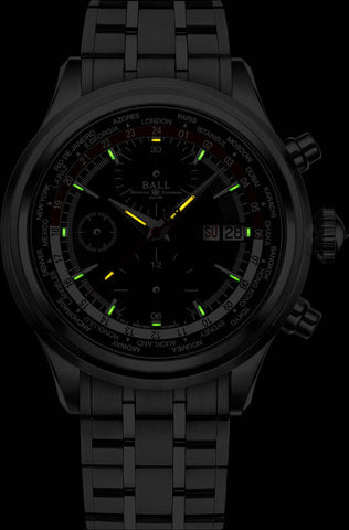 Ball Watch Company Trainmaster Worldtime Chronograph
