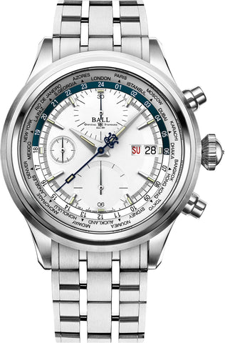 Ball Watch Company Trainmaster Worldtime Chronograph CM2052D-S1J-SLBE