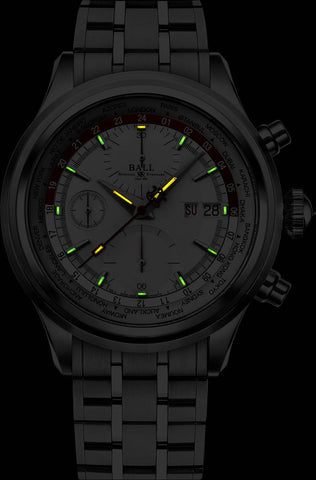 Ball Watch Company Trainmaster Worldtime Chronograph