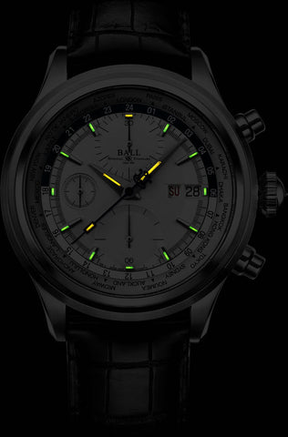 Ball Watch Company Trainmaster Worldtime Chronograph