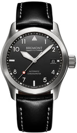 Bremont Watch Solo 37mm SOLO-37/BK-SI/R