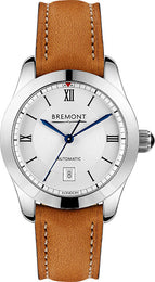 Bremont Watch Solo 32 LC White Ladies SOLO-32-LC/WH/R Tan Leather