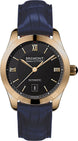 Bremont Watch Solo 32 LC Rose Gold Ladies SOLO-32-LC/RG-BK/R Dark Blue Alligator