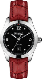 Bremont Watch Solo 32 AJ Black Ladies SOLO-32-AJ/BK/R Dark Red Alligator