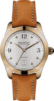 Bremont Watch Solo 32 AJ Rose Gold Ladies SOLO-32-AJ/RG-WH/R Tan Leather