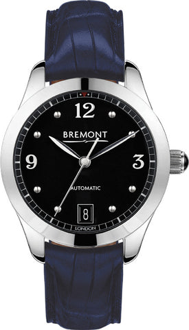 Bremont Watch Solo 34 Ladies SOLO-34-AJ-BK-ALLIGATOR-D