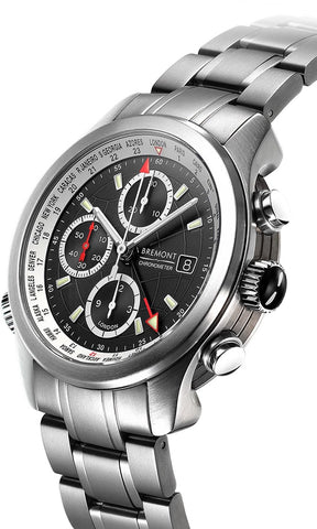 Bremont Watch World Timer ALT1-WT Black Bracelet