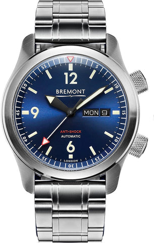 Bremont Watch U2 Blue Bracelet U-2/BL/BR