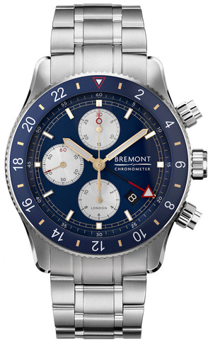 Bremont Watch Supermarine Chrono Bracelet SMARINECHRONO-BL-B