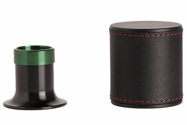 Bernard Favre Watchmakers Eye Loupe Green Tool Black Aluminium With Black Leather Red Stitching 151.10.10/1060