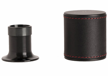 Bernard Favre Watchmakers Eye Loupe Black Tool Black Aluminium With Black Leather Red Stitching 151.10.10/1010
