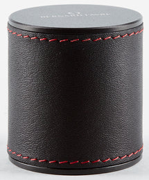 Bernard Favre Watchmakers Eye Loupe Black Tool Black Aluminium With Black Leather Red Stitching
