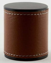 Bernard Favre Watchmakers Eye Loupe Black Tool Black Aluminium With Brown Leather