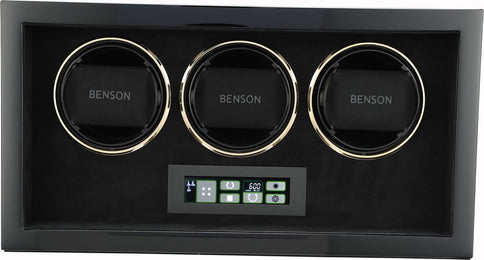 Benson Watch Winder Compact Triple 3.BG Black