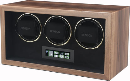 Benson Watch Winder Compact Triple 3.WAG Brown Compact Triple 3.WAG