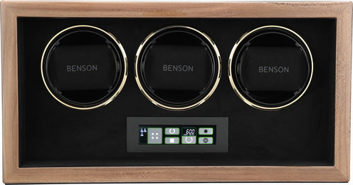 Benson Watch Winder Compact Triple 3.WAG Brown