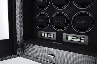 Benson Watch Winder Black Series Pro 12.19.CF Carbon Fiber