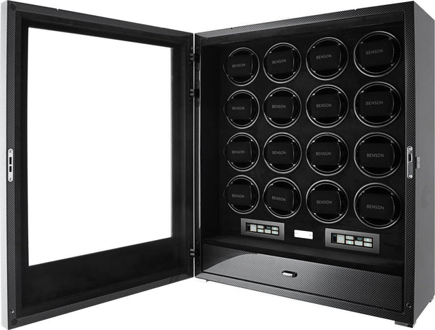 Benson Watch Winder Black Series Pro 16.19.CF Carbon Fiber