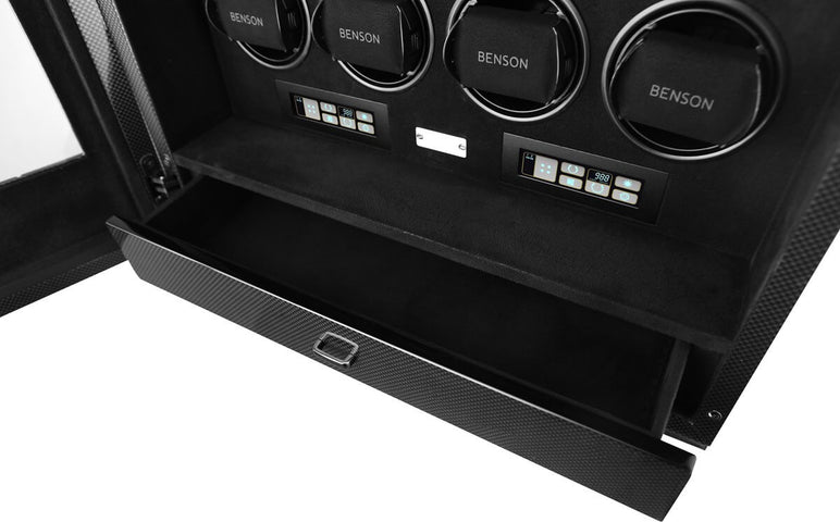 Benson Watch Winder Black Series Pro 16.19.CF Carbon Fiber