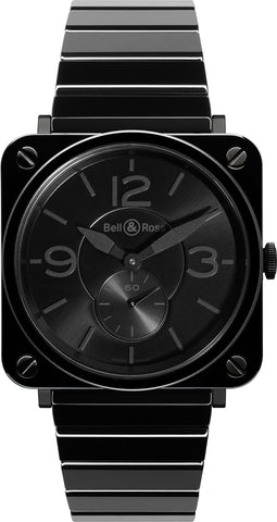 Bell & Ross BRS Black Phantom Ceramic Bracelet Limited Edition BRS-BLC-PH/SCE