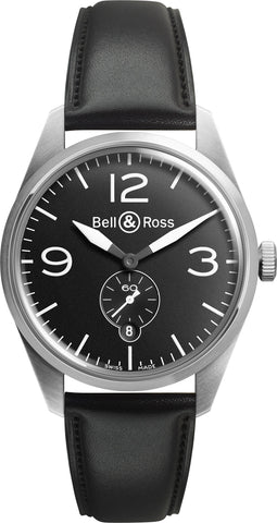 Bell & Ross Watch Vintage BR 123 Black BRV123-BL-ST/SCA