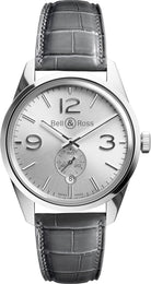 Bell & Ross Vintage BR 123 Officer White BRG123-WH-ST/SCR