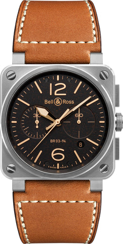 Bell & Ross Watch BR 03 94 Golden Heritage BR0394-ST-G-HE/S