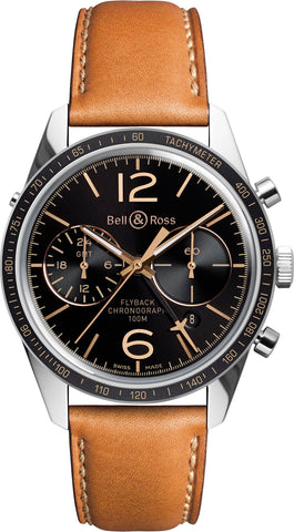 Bell & Ross Watch Vintage BR 126 Sport Heritage GMT & Flyback BRV126-FLY-GMT/SCA