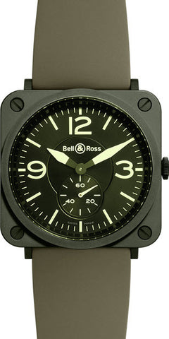 Bell & Ross Watch BRS Military Ceramic BRS-CERAM-MIL/SRB