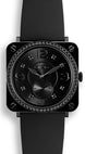 Bell & Ross Watch BRS Ceramic Phantom Diamonds BRS-BLC-PH-LGD/SRB